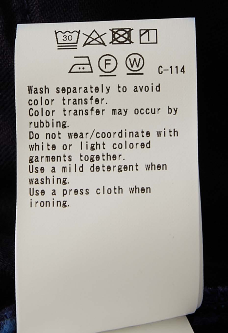 Woven Pure Indigo Light Sashiko Jeans - INDIGO