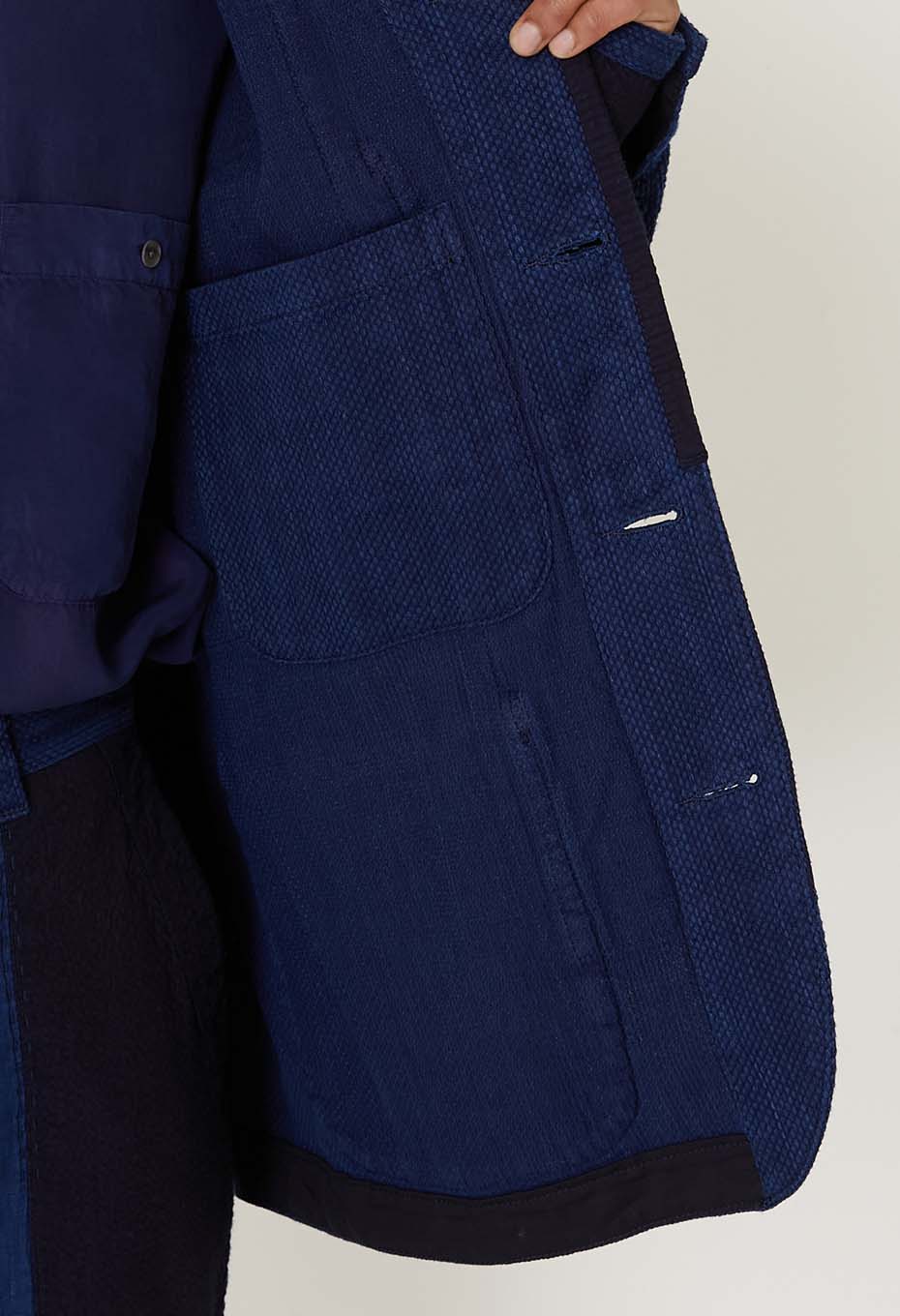 カセゾメサシコ ネンリンカバーオール - INDIGO