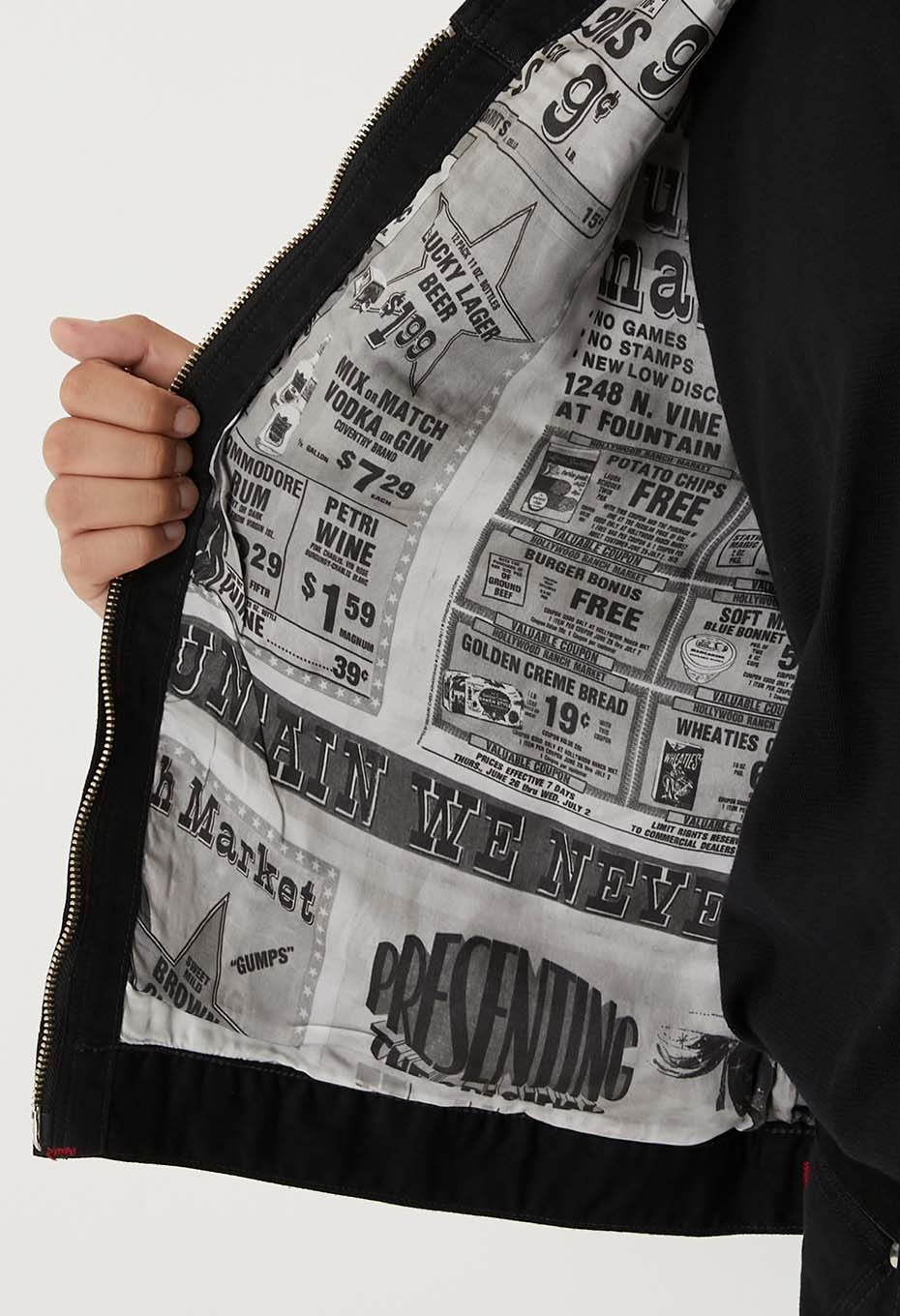 WILDSIDE × Wrangler × HOLLYWOOD RANCH MARKET /24MJZ ジャケット - BLACK