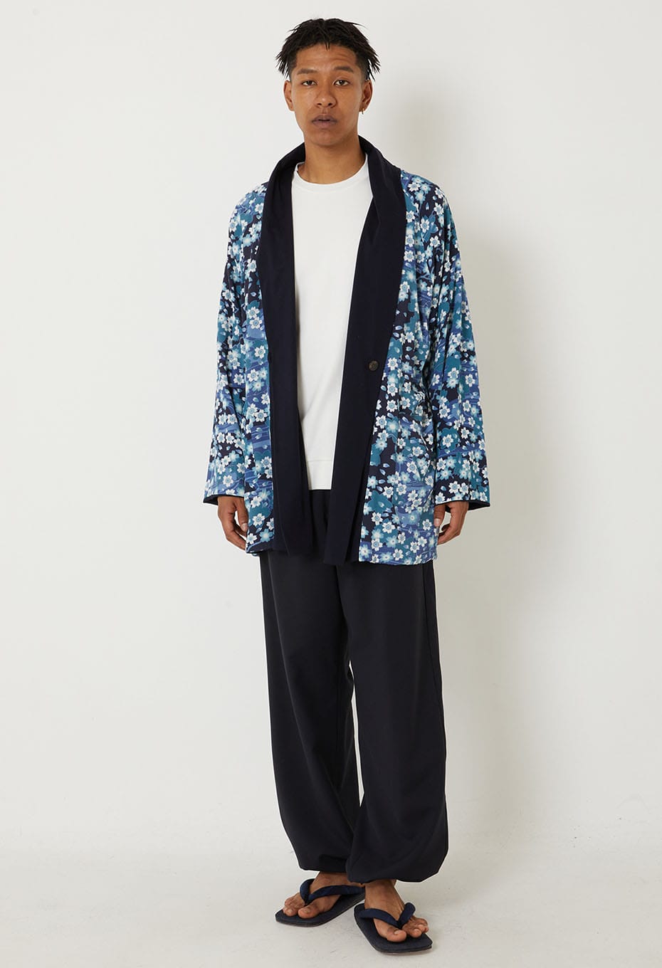 Nagare Sakura Reversible Japan Jacket - DARK NAVY