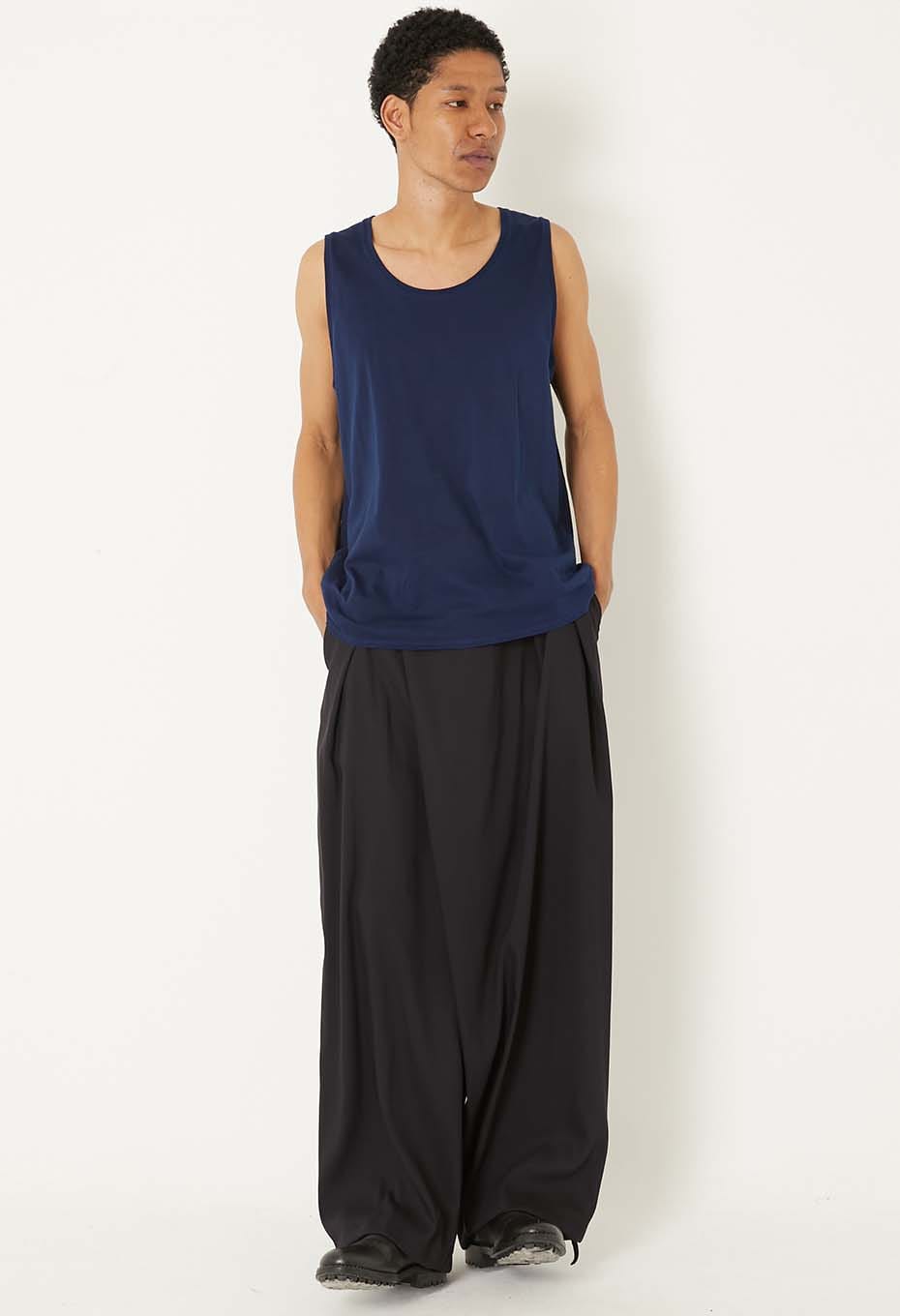 Air Smooth Indigo Tezome Tank Top - INDIGO