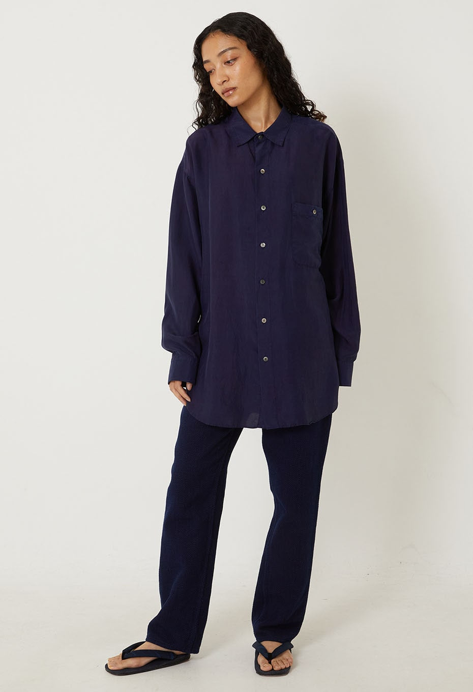 Hongai Light Sashiko Jeans Women's - INDIGO
