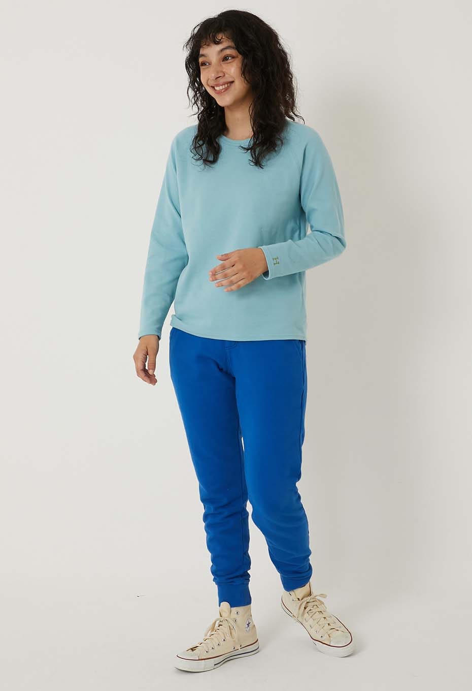ストレッチフライス リラックスフィット LS Tシャツ ウィメンズ - TEAL