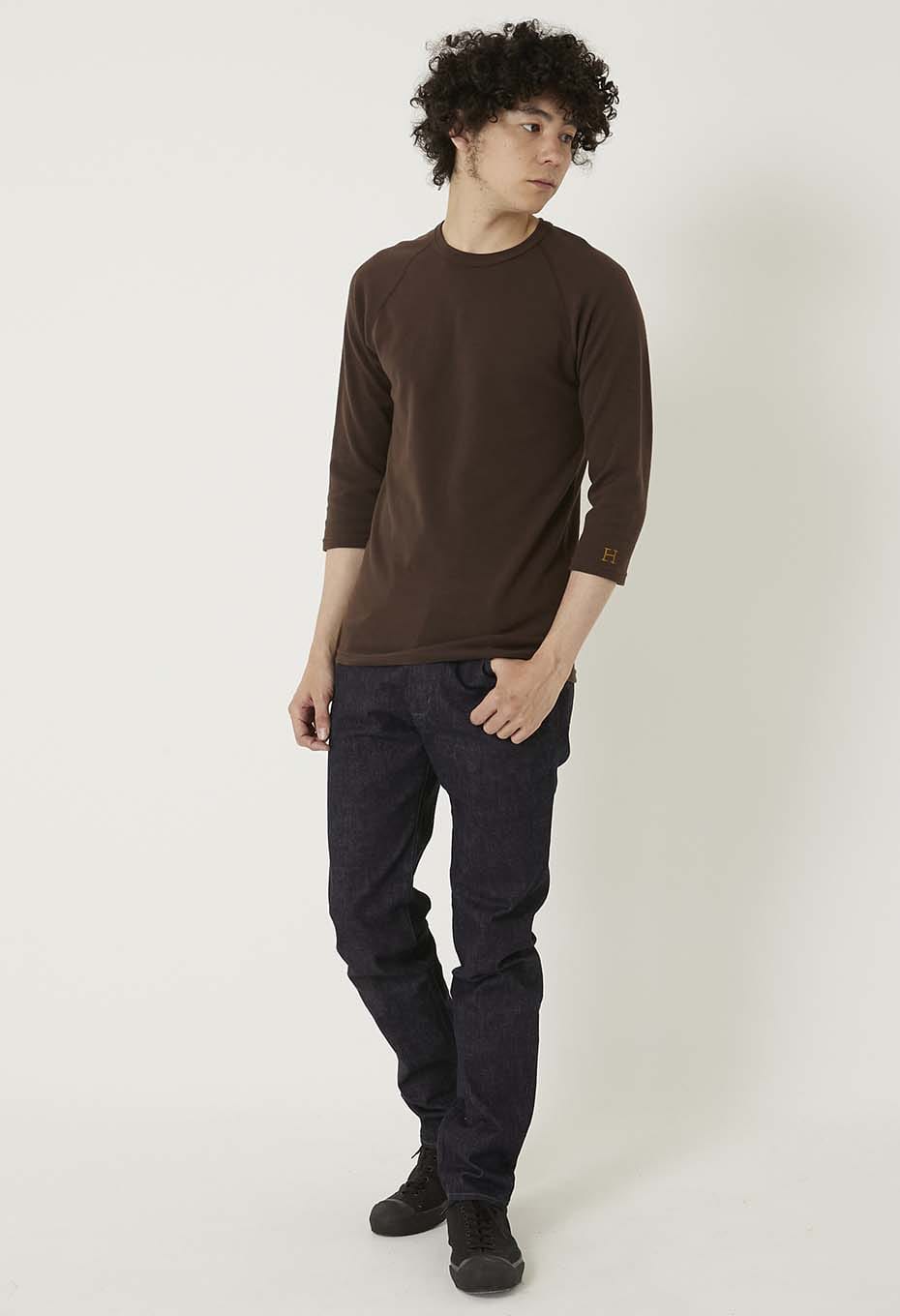 ストレッチフライス ハーフスリーブ Tシャツ - CHOCO