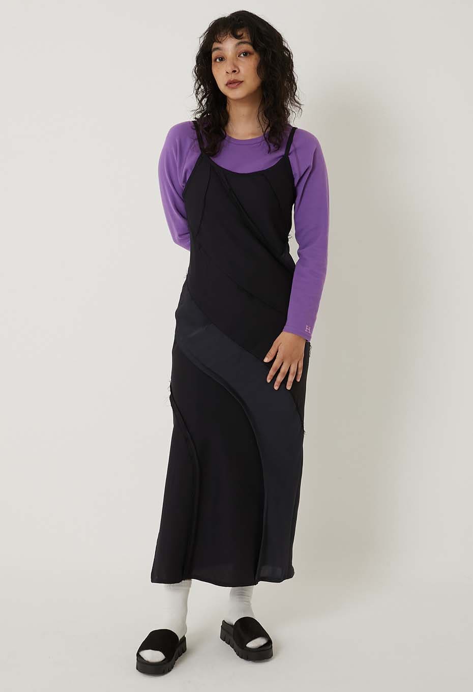 ストレッチフライス リラックスフィット LS Tシャツ ウィメンズ - PURPLE