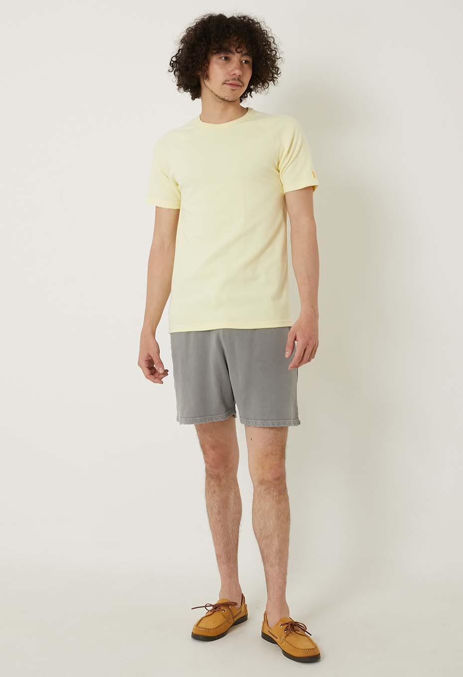 ストレッチフライス ショートスリーブ Tシャツ - LT YELLOW