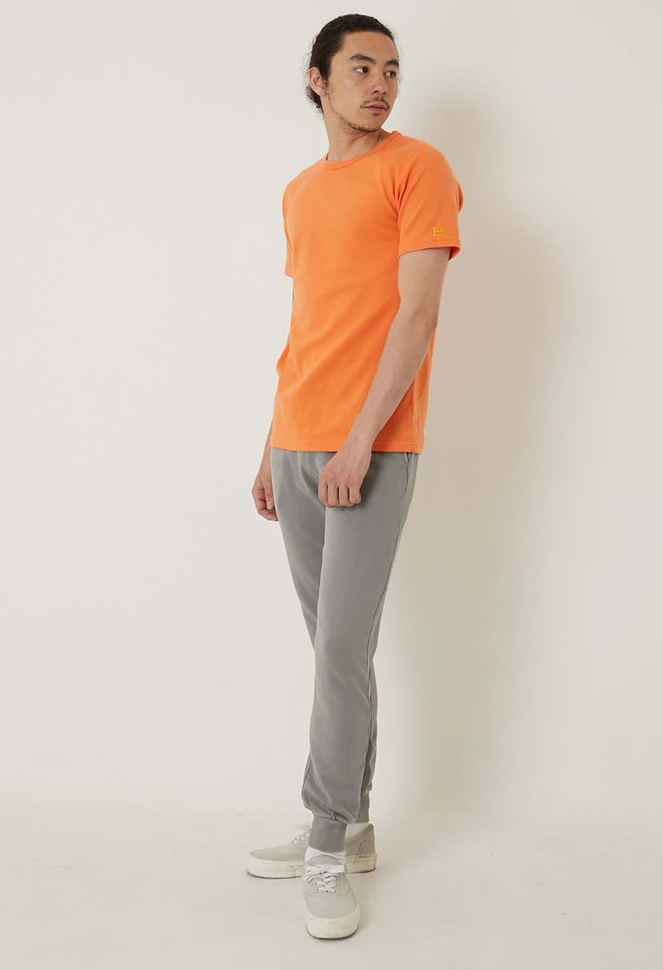 ストレッチフライス ショートスリーブ Tシャツ - LT ORANGE