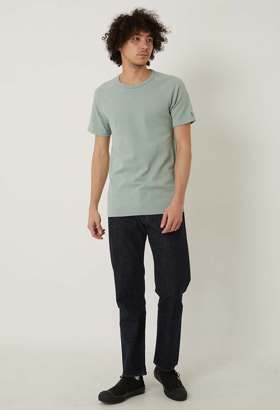 ストレッチフライス ショートスリーブ Tシャツ - SAGE GREEN