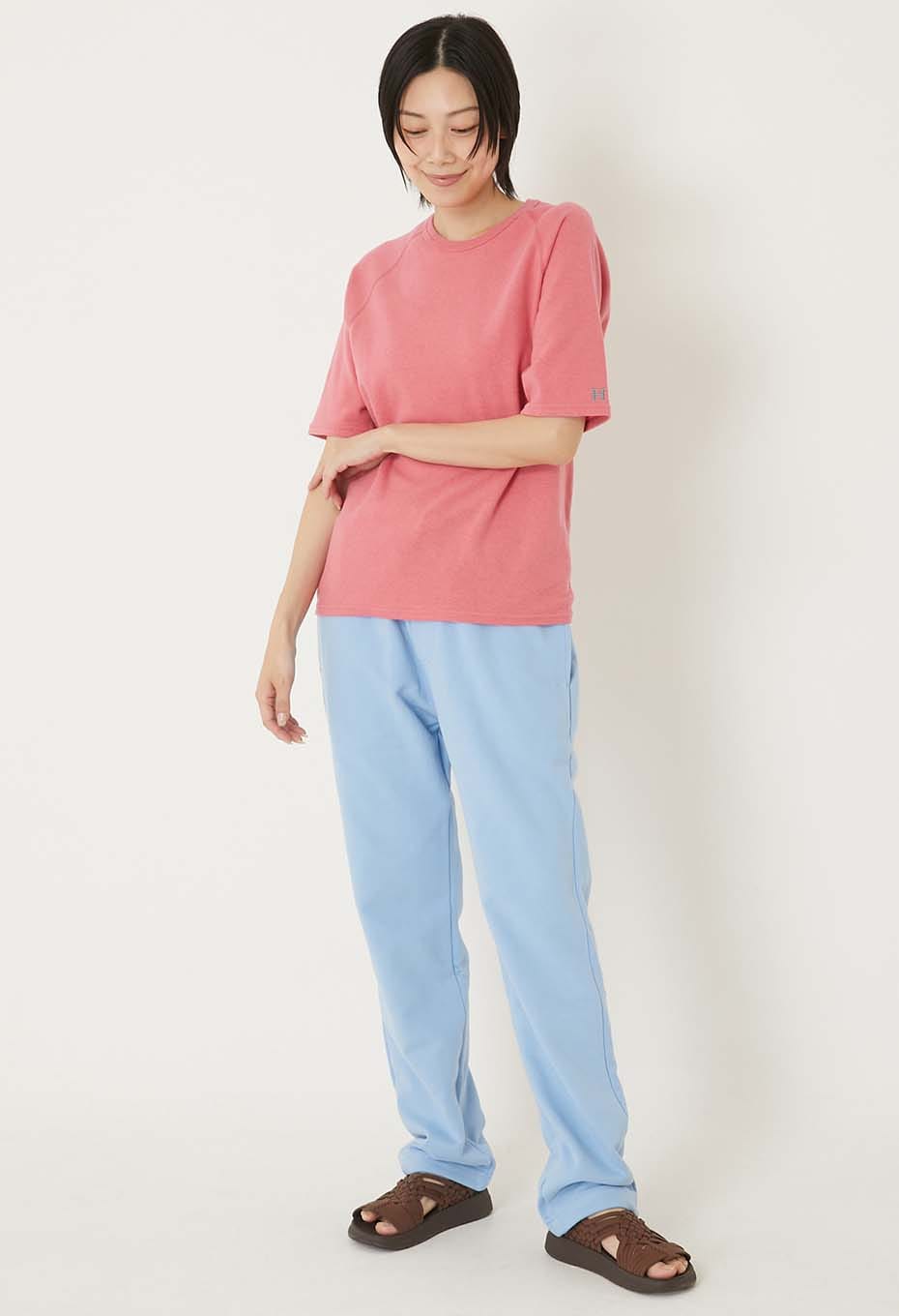 Stretch Fraise Relaxed Fit SS T-Shirt Women - WINE