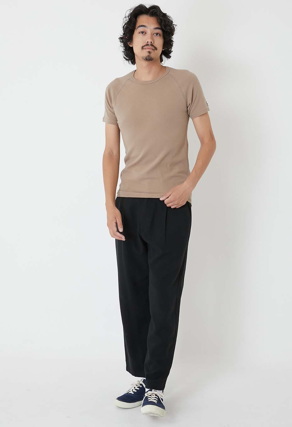 ストレッチフライス ショートスリーブ Tシャツ - SAND