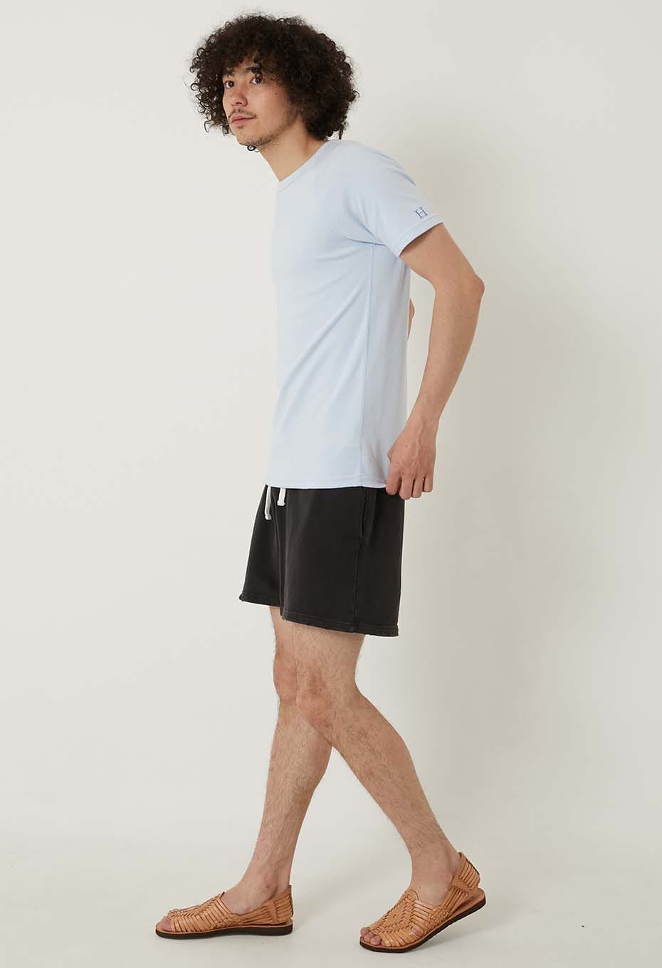 ストレッチフライス ショートスリーブ Tシャツ - LIGHT BLUE