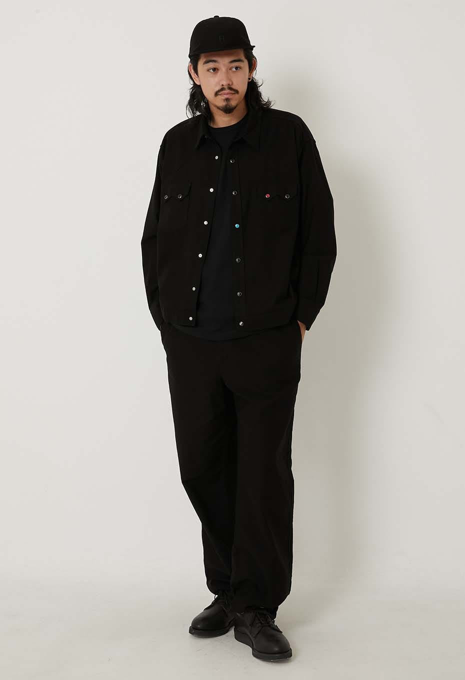 WILDSIDE × HOLLYWOOD RANCH MARKET /Track Pants - BLACK