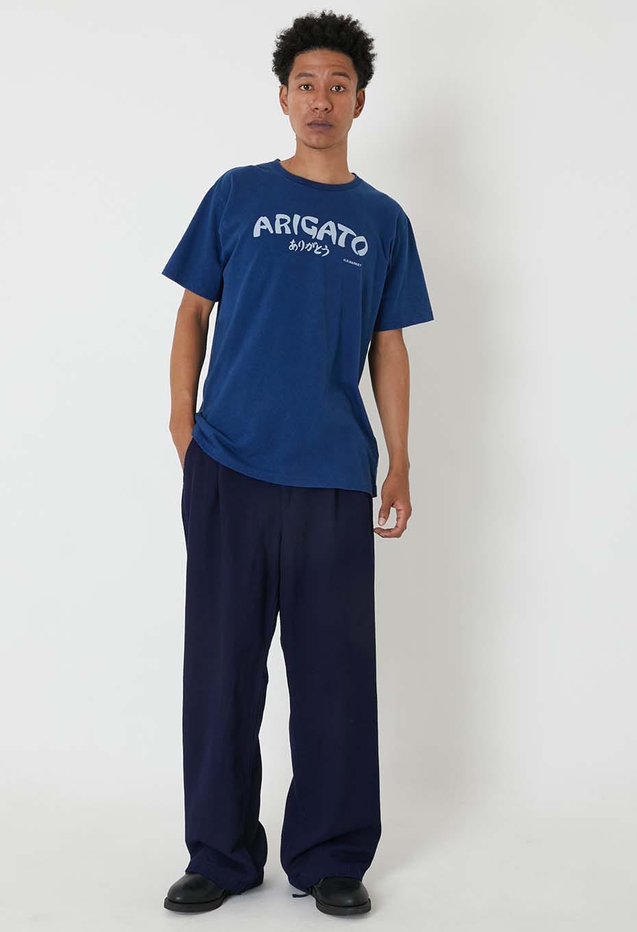 ARIGATO バッセン インディゴ Ｔシャツ - INDIGO