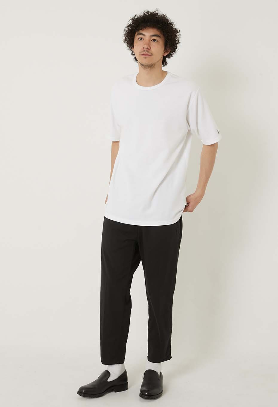 Stretch Fraise Comfortable short sleeve T-shirt - WHITE