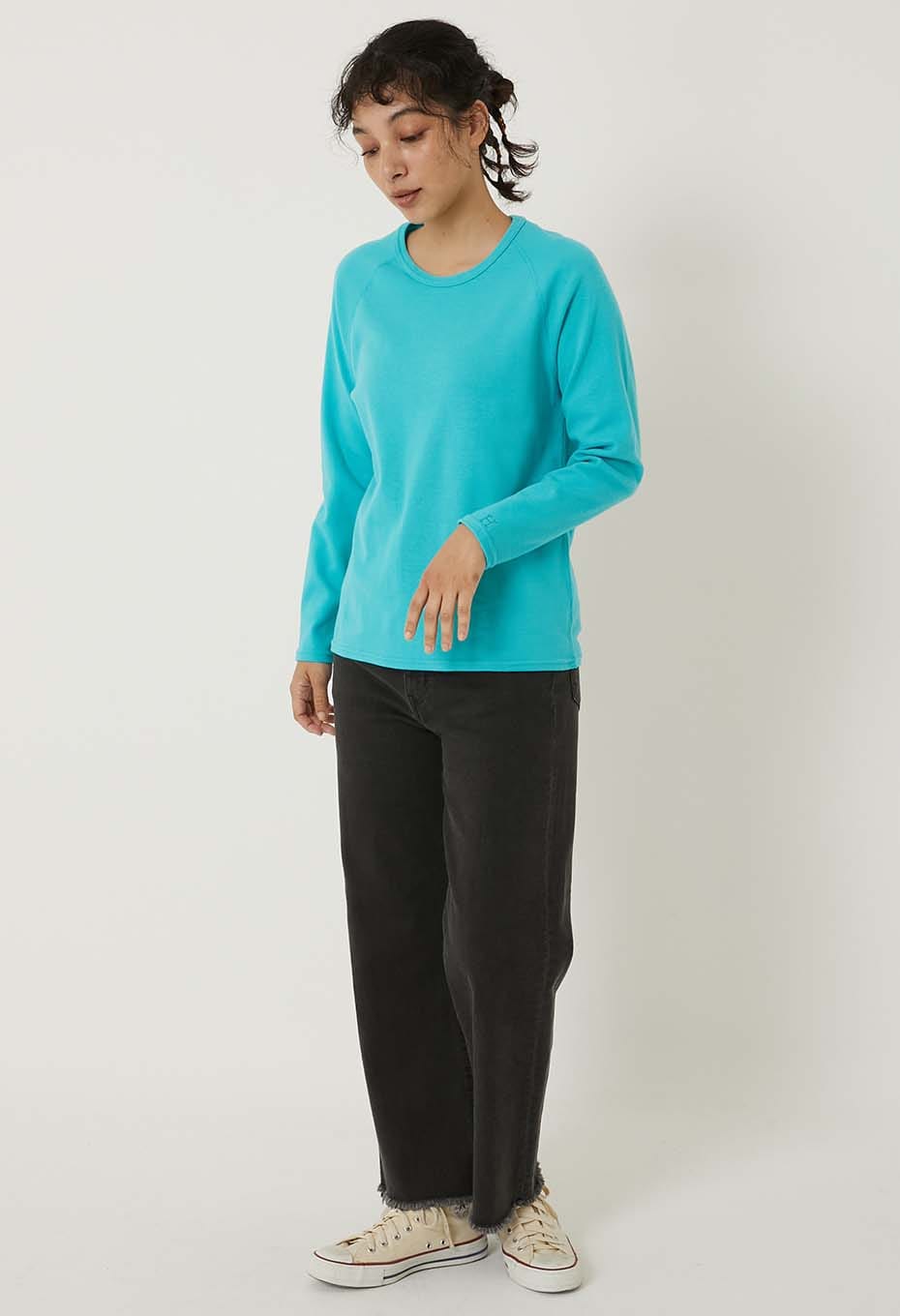 ストレッチフライス リラックスフィット LS Tシャツ ウィメンズ - TRQ BLUE