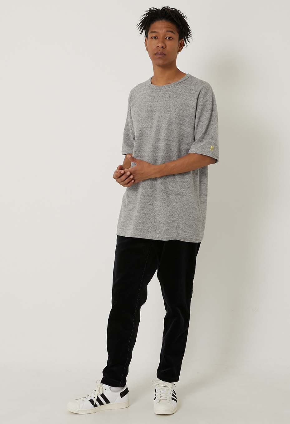 Stretch Fraise Comfortable short sleeve T-shirt - GREY