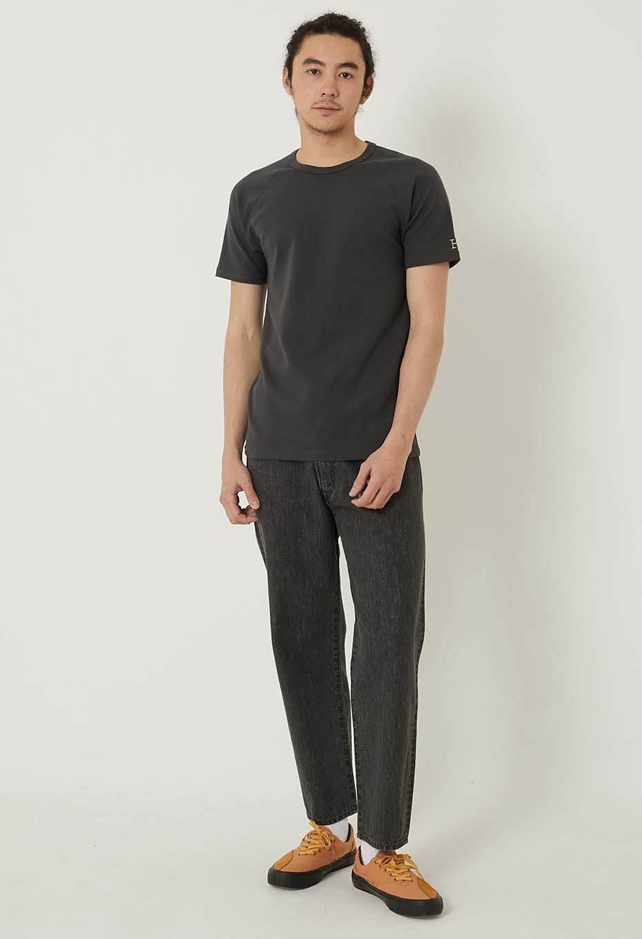 ストレッチフライス ショートスリーブ Tシャツ - CHARCOAL