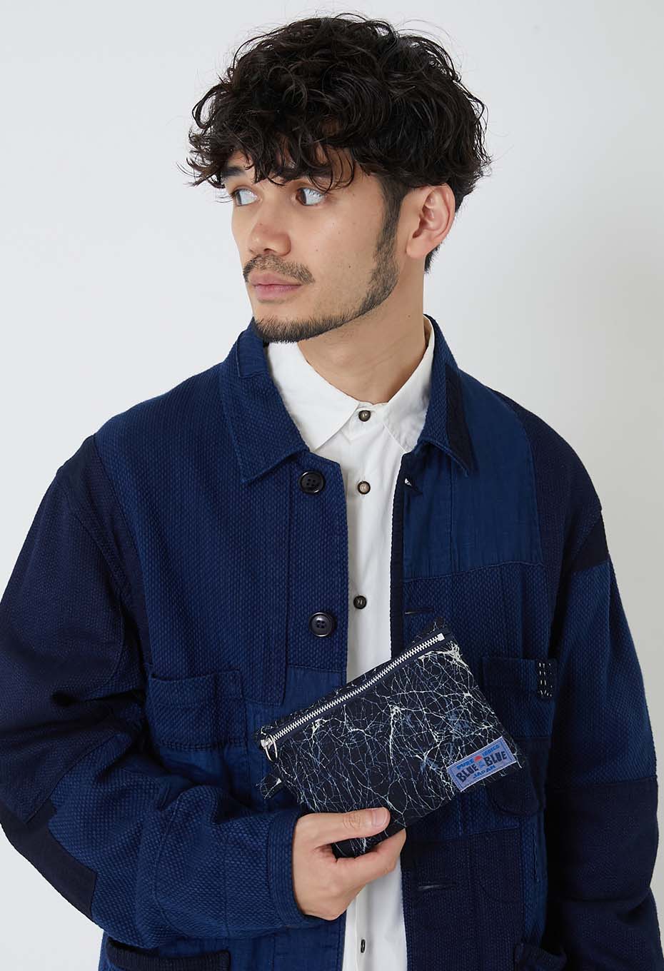 Indigo Duck Chakubatsu Pouch - INDIGO