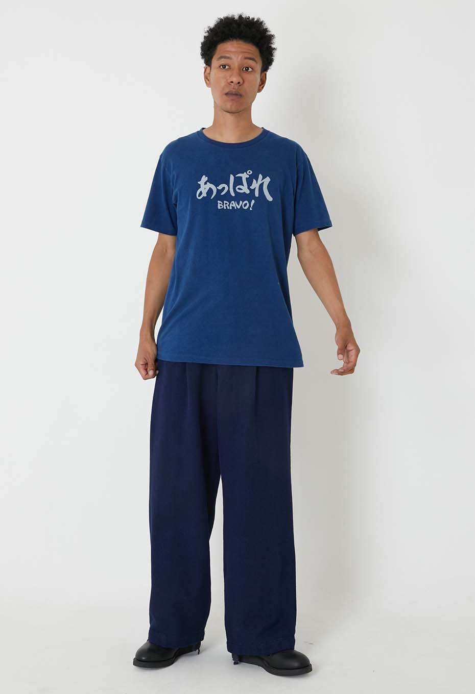 あっぱれ バッセン インディゴ Ｔシャツ - INDIGO