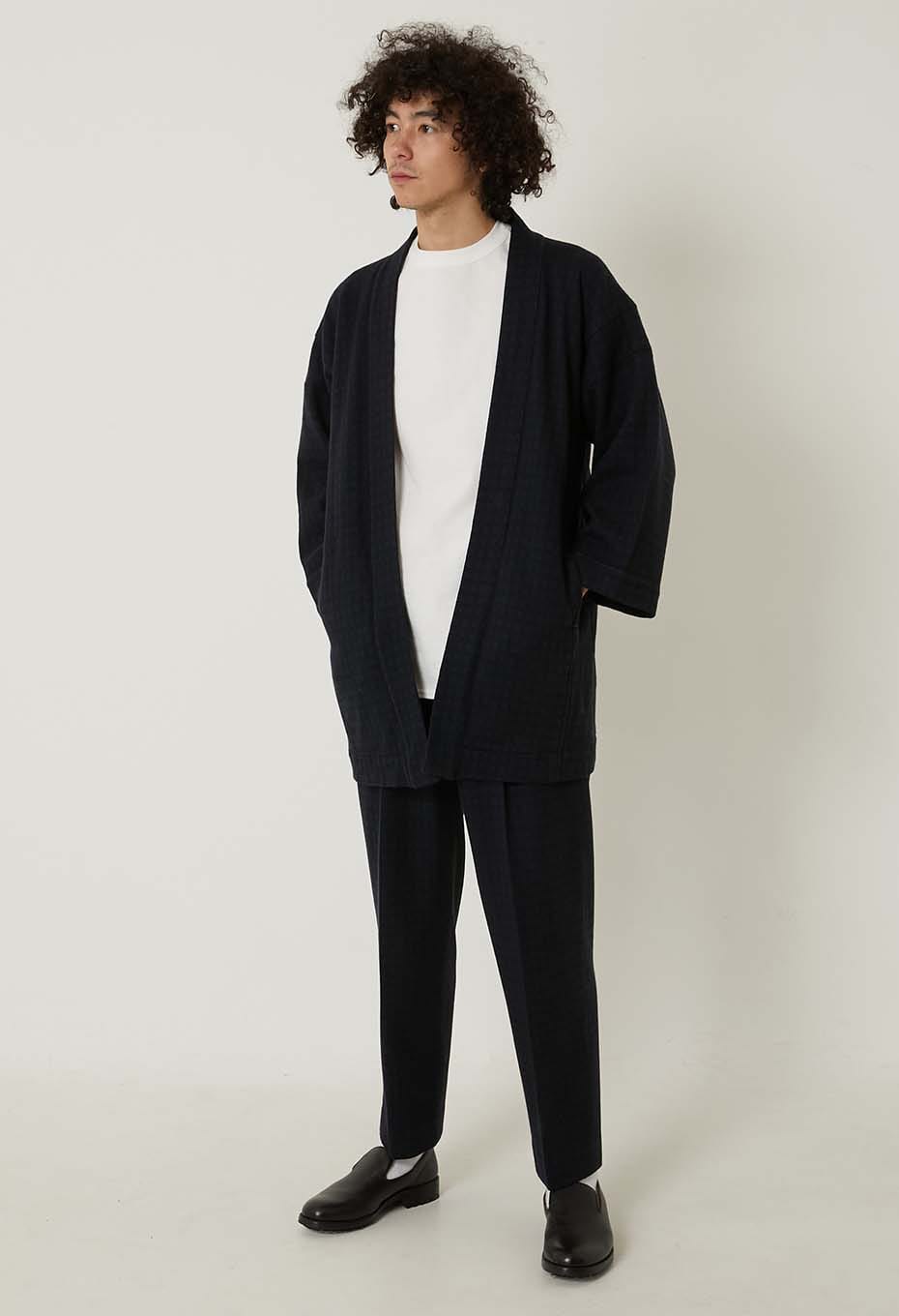 REWORK Compressed Wool Koushigara Haori Jacket - ONE