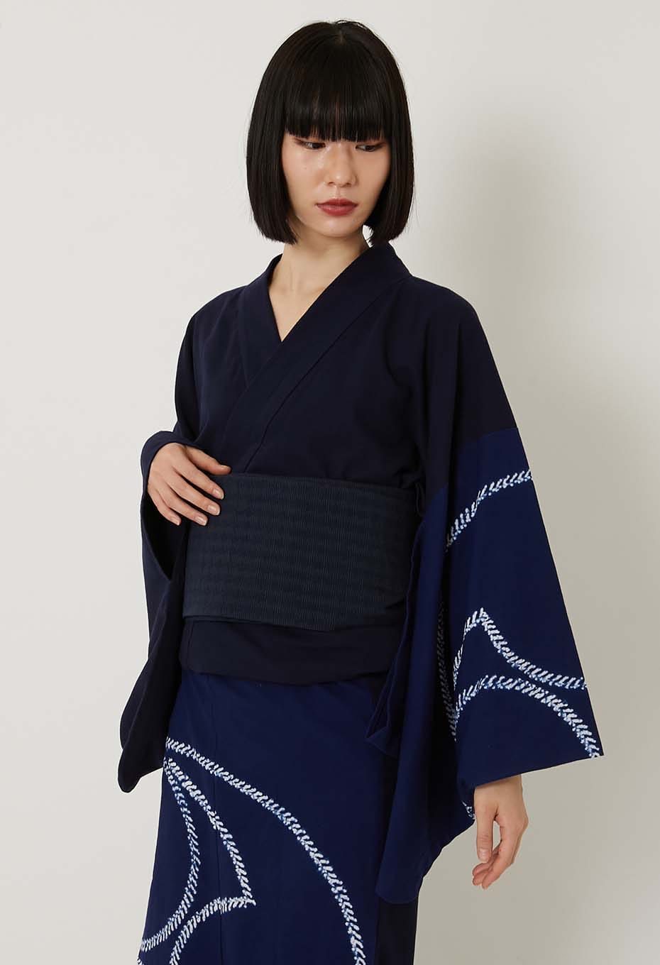 Kazaguruma Jacquard Women's Hanhabaobi - DARK NAVY