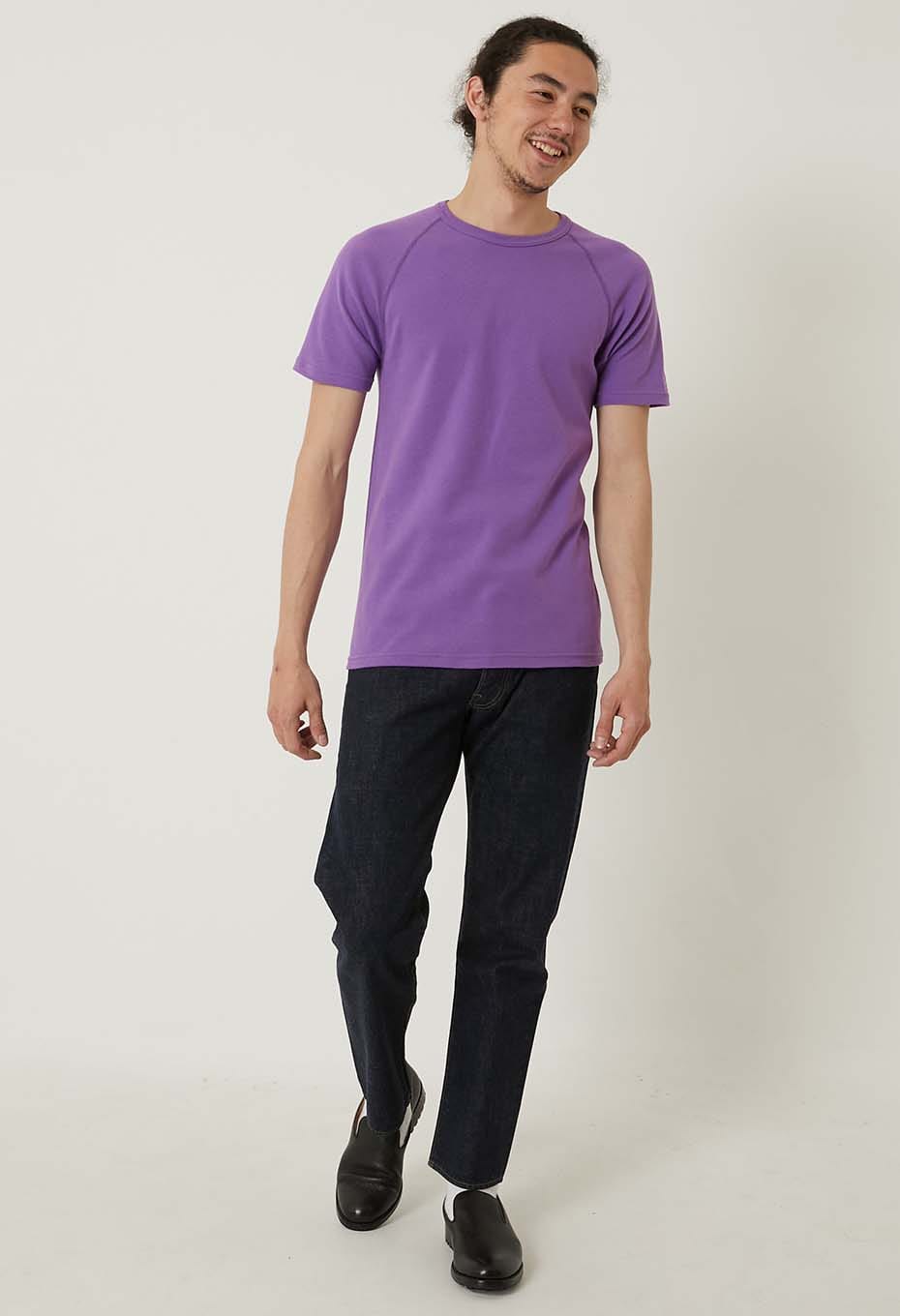 ストレッチフライス ショートスリーブ Tシャツ - PURPLE