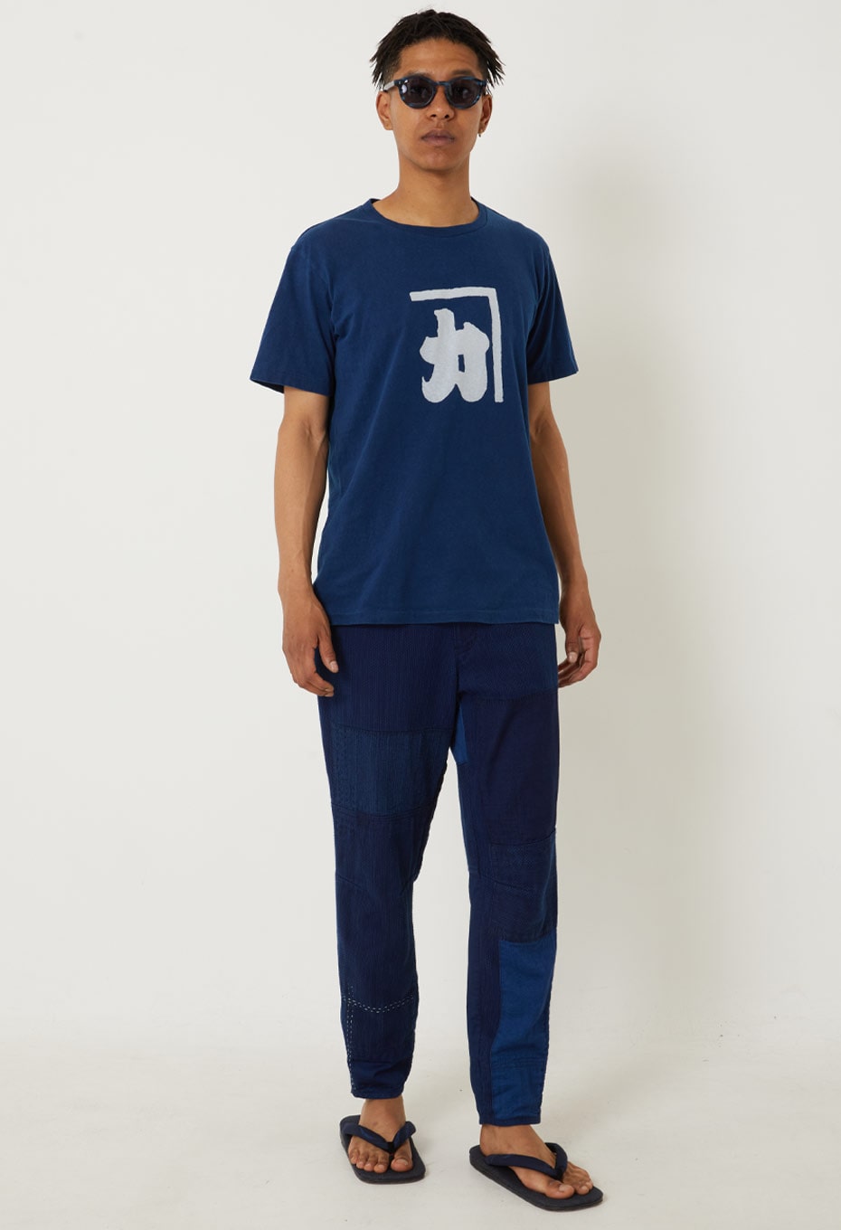 Kaneka Bassen Indigo T-shirt - INDIGO