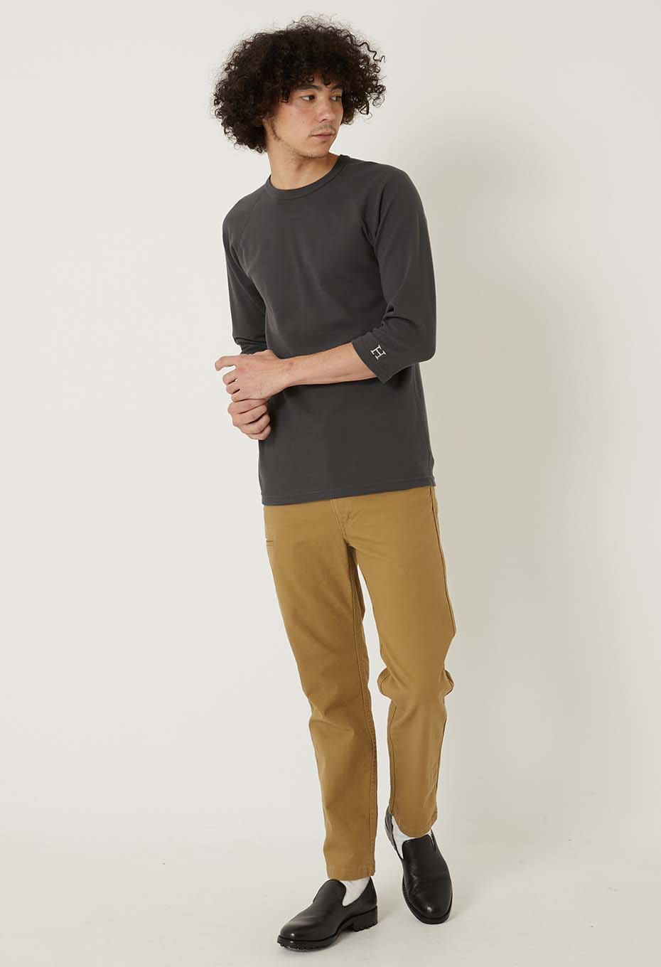 ストレッチフライス ハーフスリーブ Tシャツ - CHARCOAL