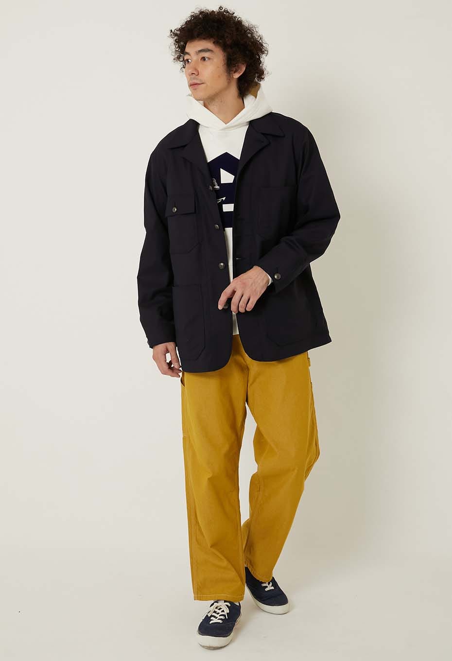 ホップサック スプリットラグラン カバーオール - NAVY
