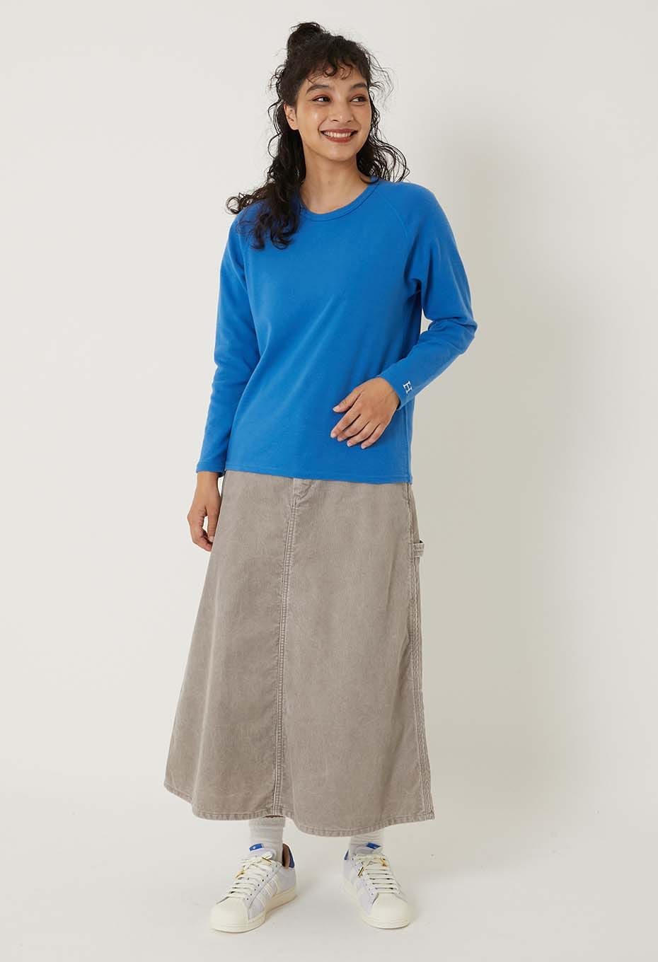 ストレッチフライス リラックスフィット LS Tシャツ ウィメンズ - ROYAL BLUE