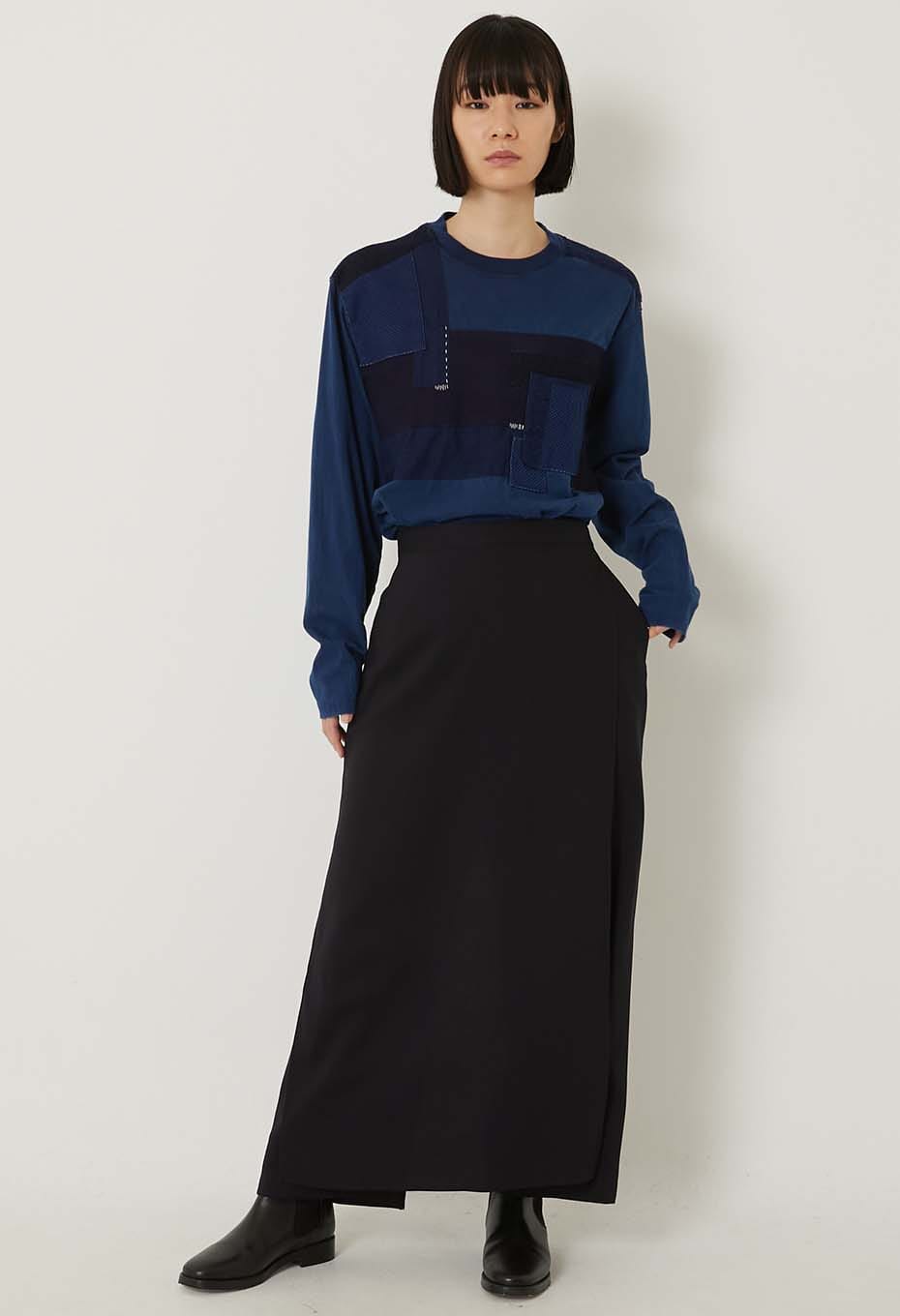 ストレッチドライツイル ワイドラップパンツ ウィメンズ - DARK NAVY