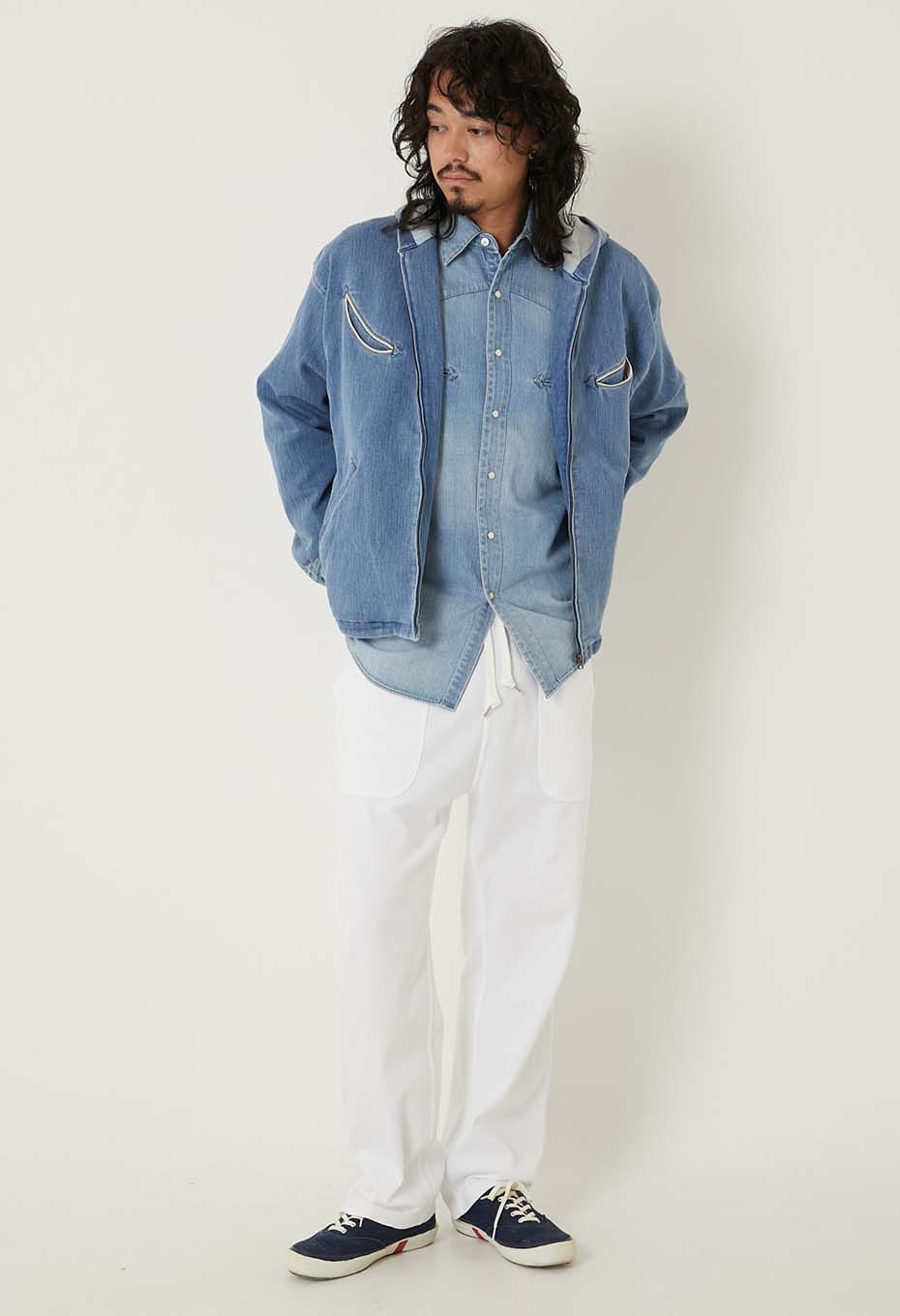 ストレッチフライス 9.5oz イージーパンツ - WHITE
