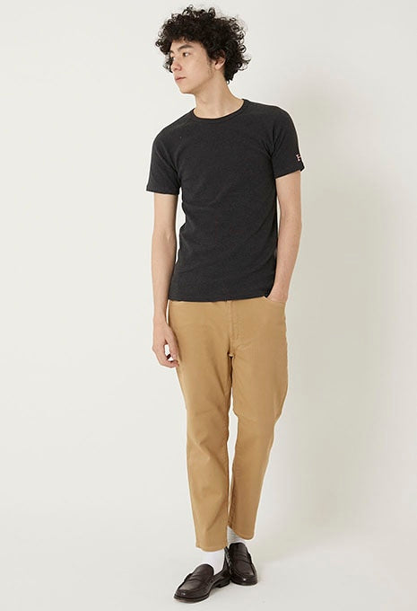 ストレッチフライス ショートスリーブ Tシャツ - DARK GREY