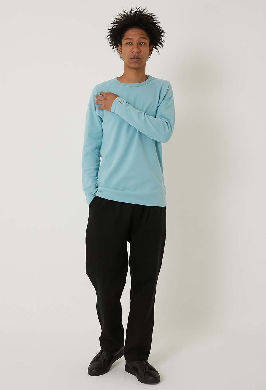 ストレッチフライス ロングスリーブ Tシャツ - TEAL
