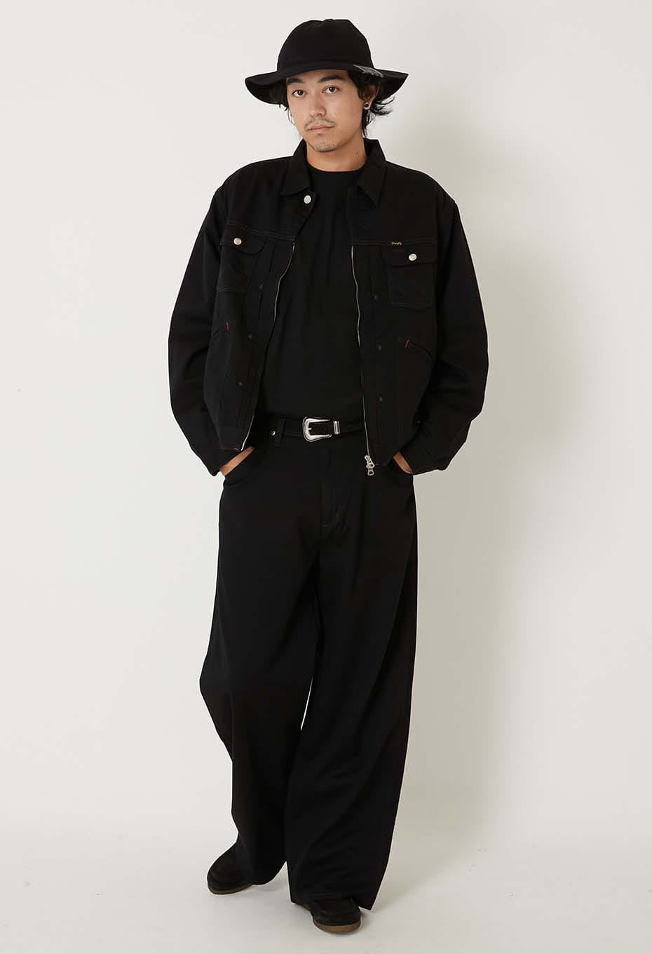 WILDSIDE × Wrangler × HOLLYWOOD RANCH MARKET /11MWZ ジーンズ - BLACK
