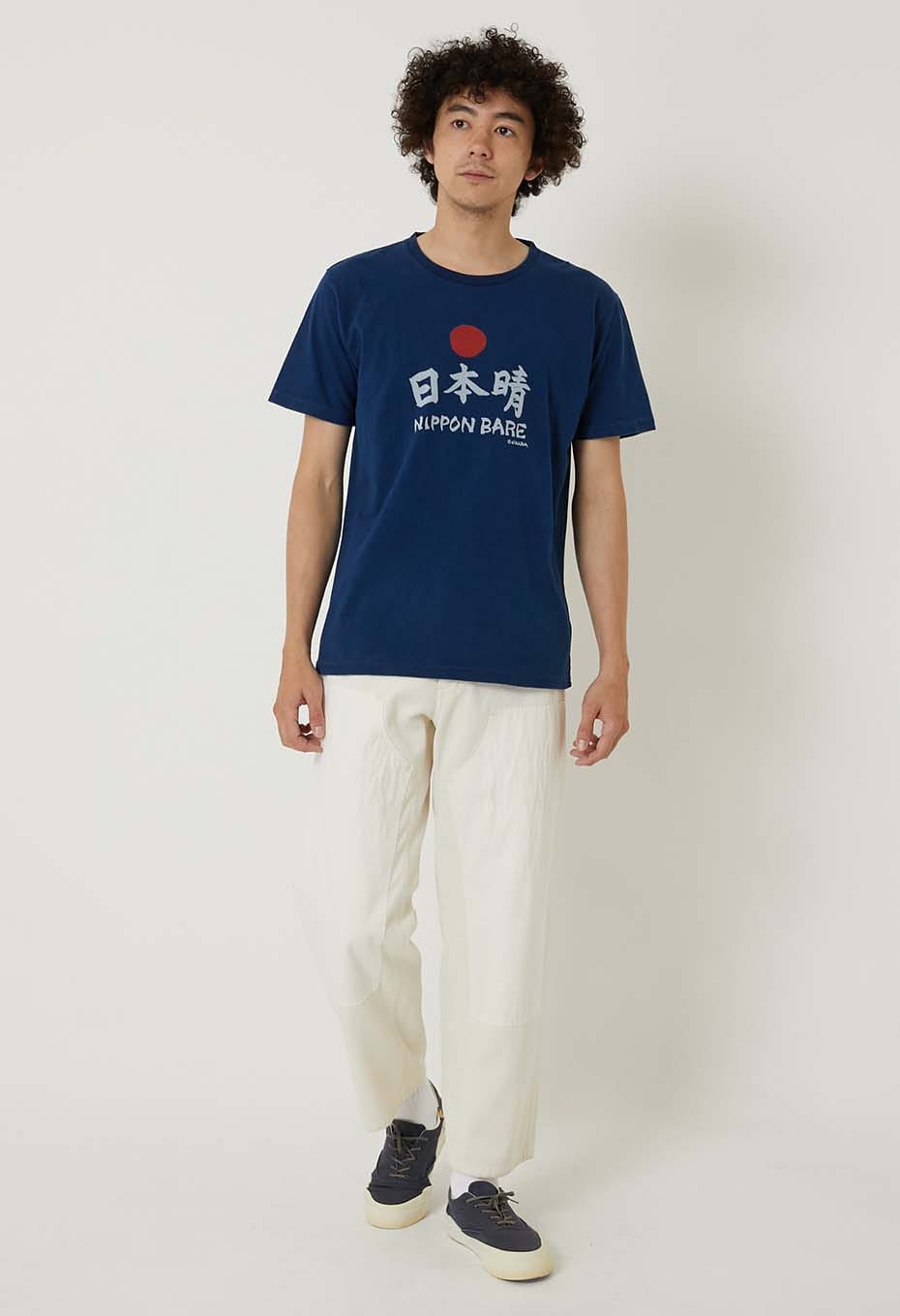 Nipponbare Bassen Indigo T-shirt - INDIGO