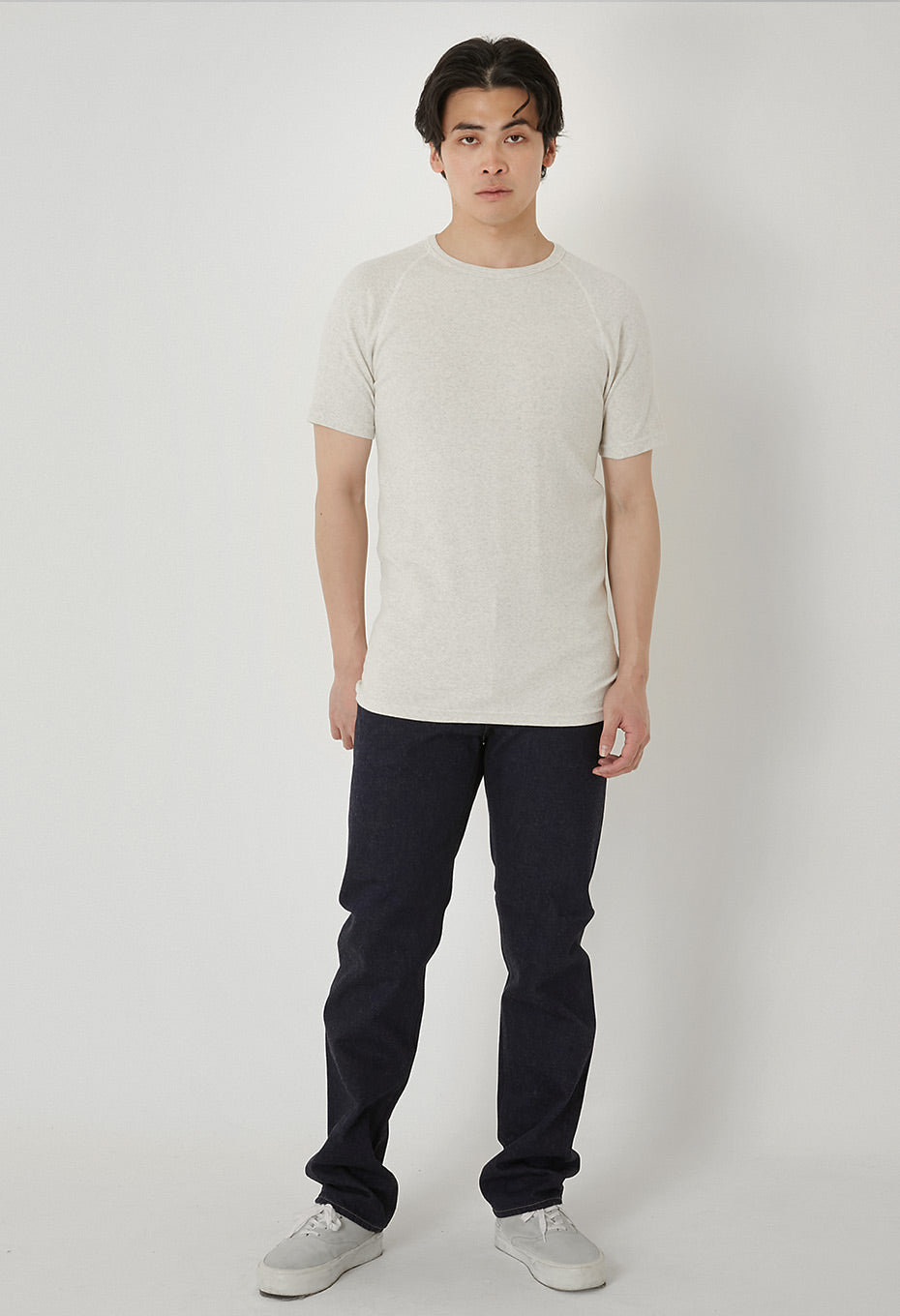 ストレッチフライス ショートスリーブ Tシャツ - NATURAL