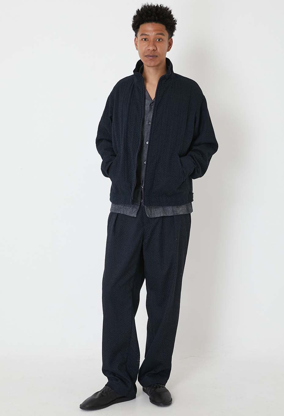 マイヤーレース ジップアップジャケット - DARK NAVY