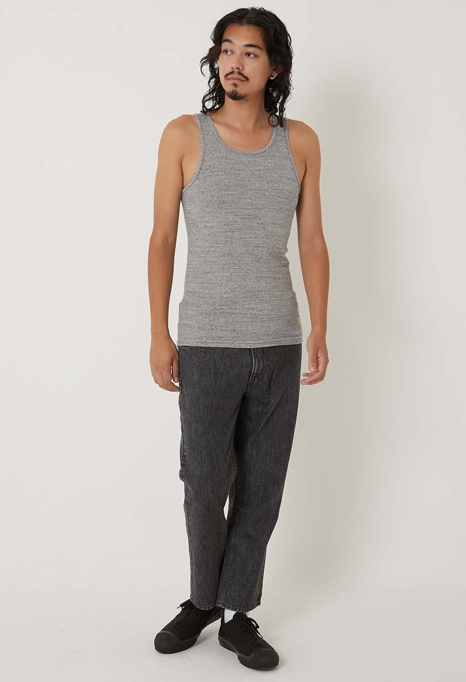 ストレッチフライス タンクトップ - GREY