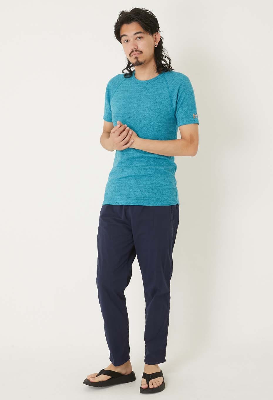 ストレッチフライス ショートスリーブ Tシャツ - CB BLUE