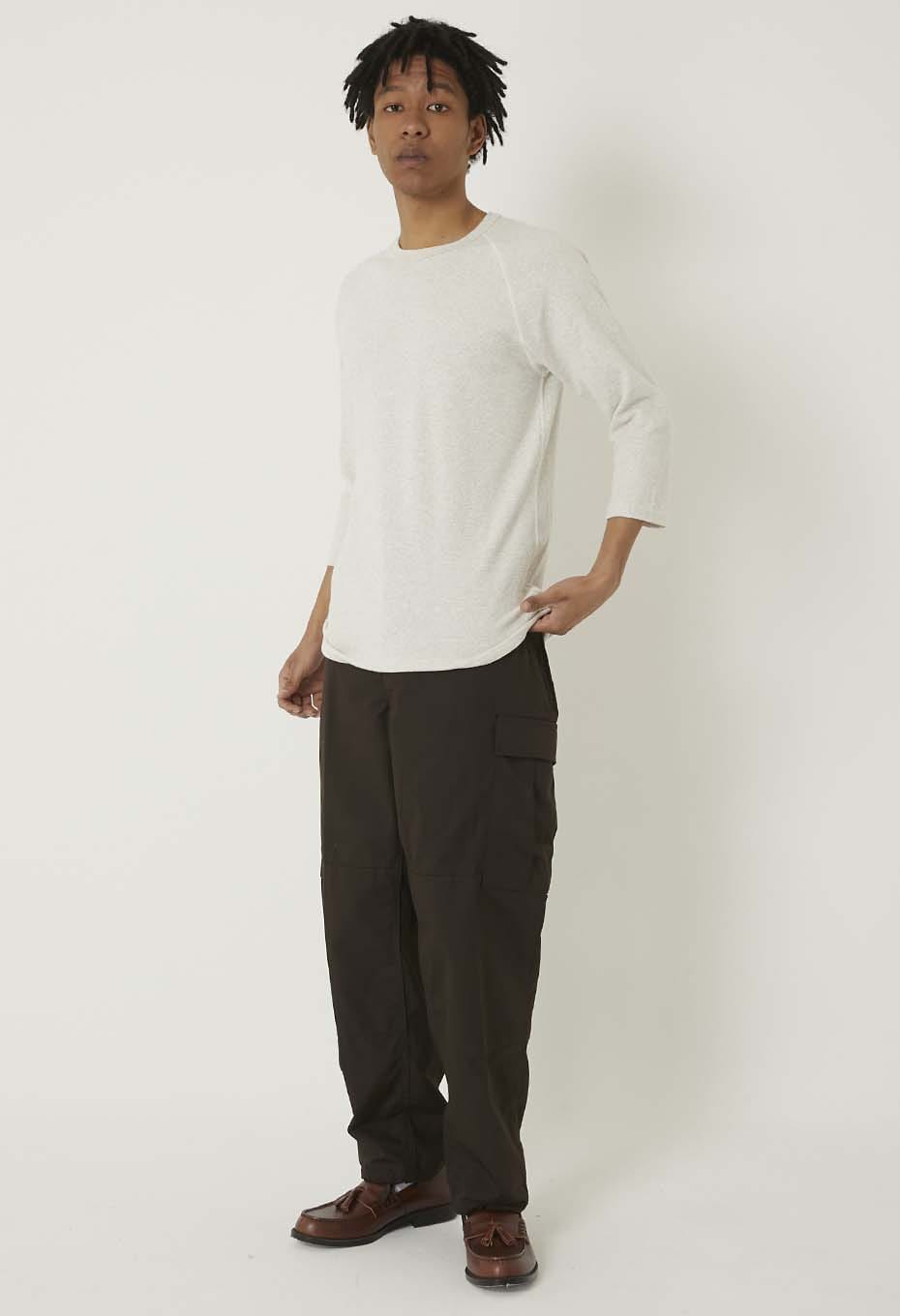 ストレッチフライス ハーフスリーブ Tシャツ - NATURAL