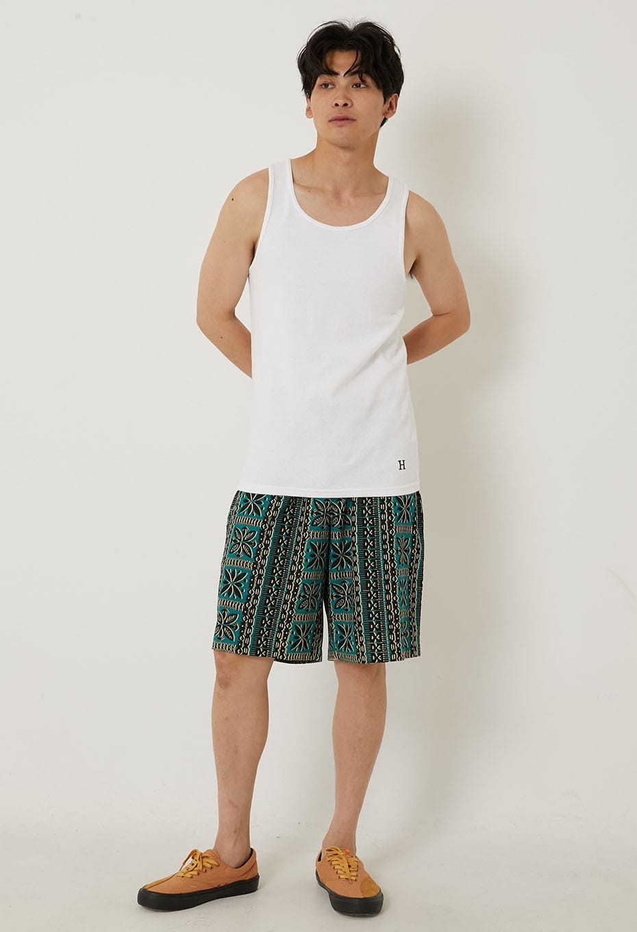 ストレッチフライス タンクトップ - WHITE