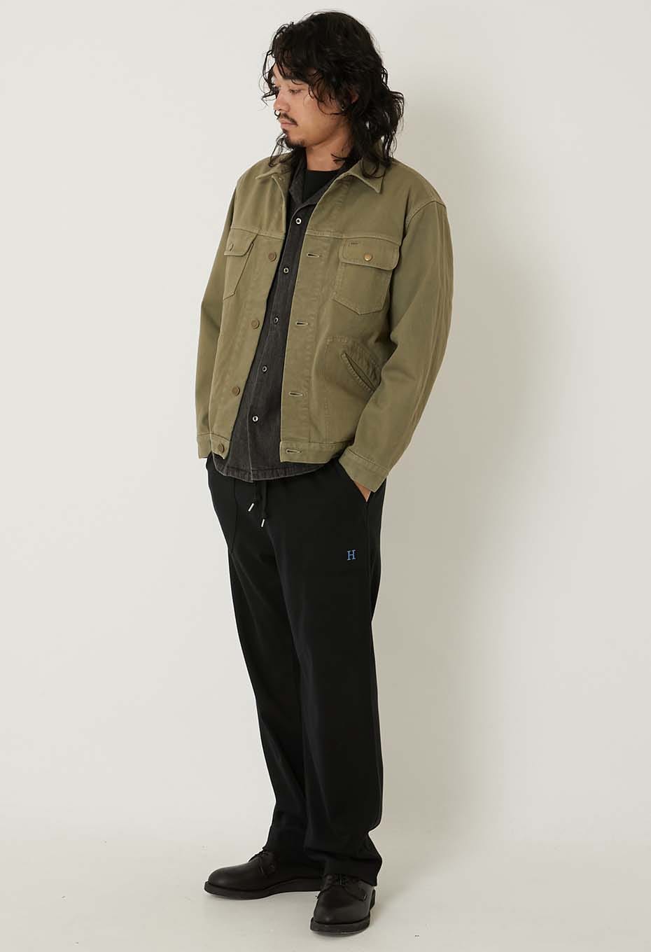 ストレッチフライス 9.5oz イージーパンツ - BLACK