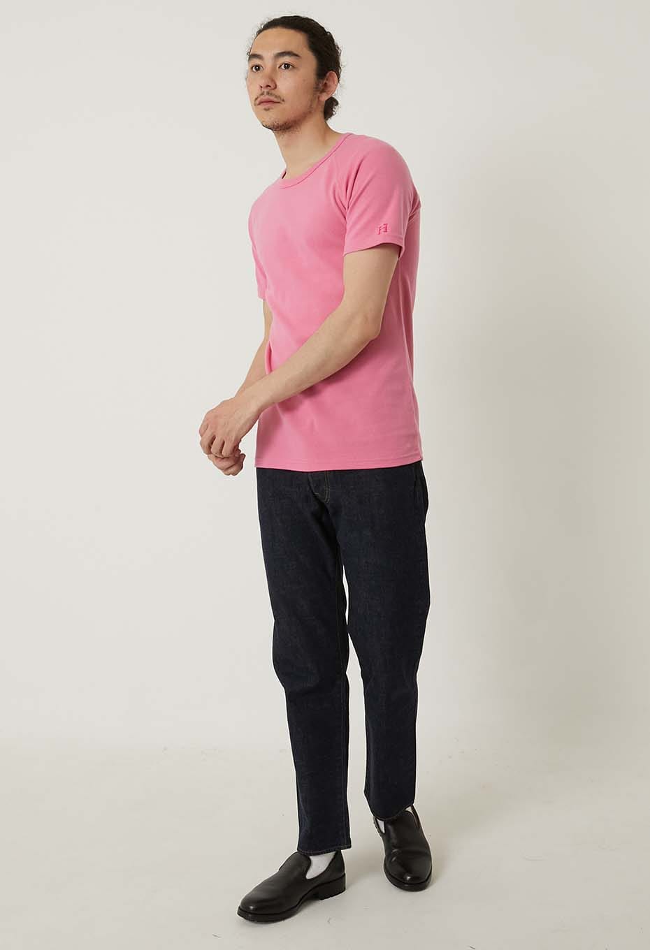 ストレッチフライス ショートスリーブ Tシャツ - ROSE