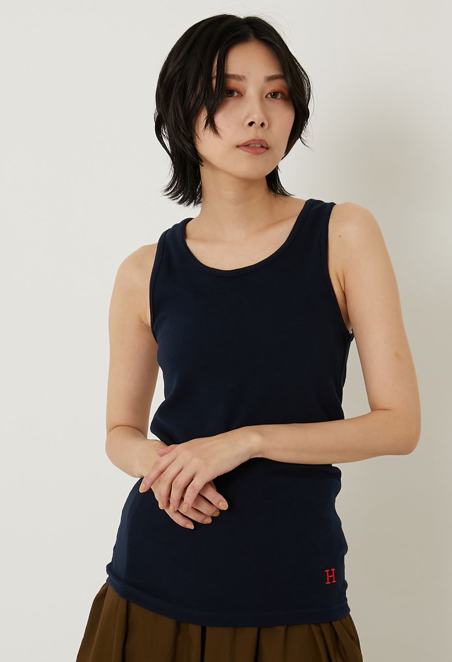 ストレッチフライス タンクトップ - DARK NAVY
