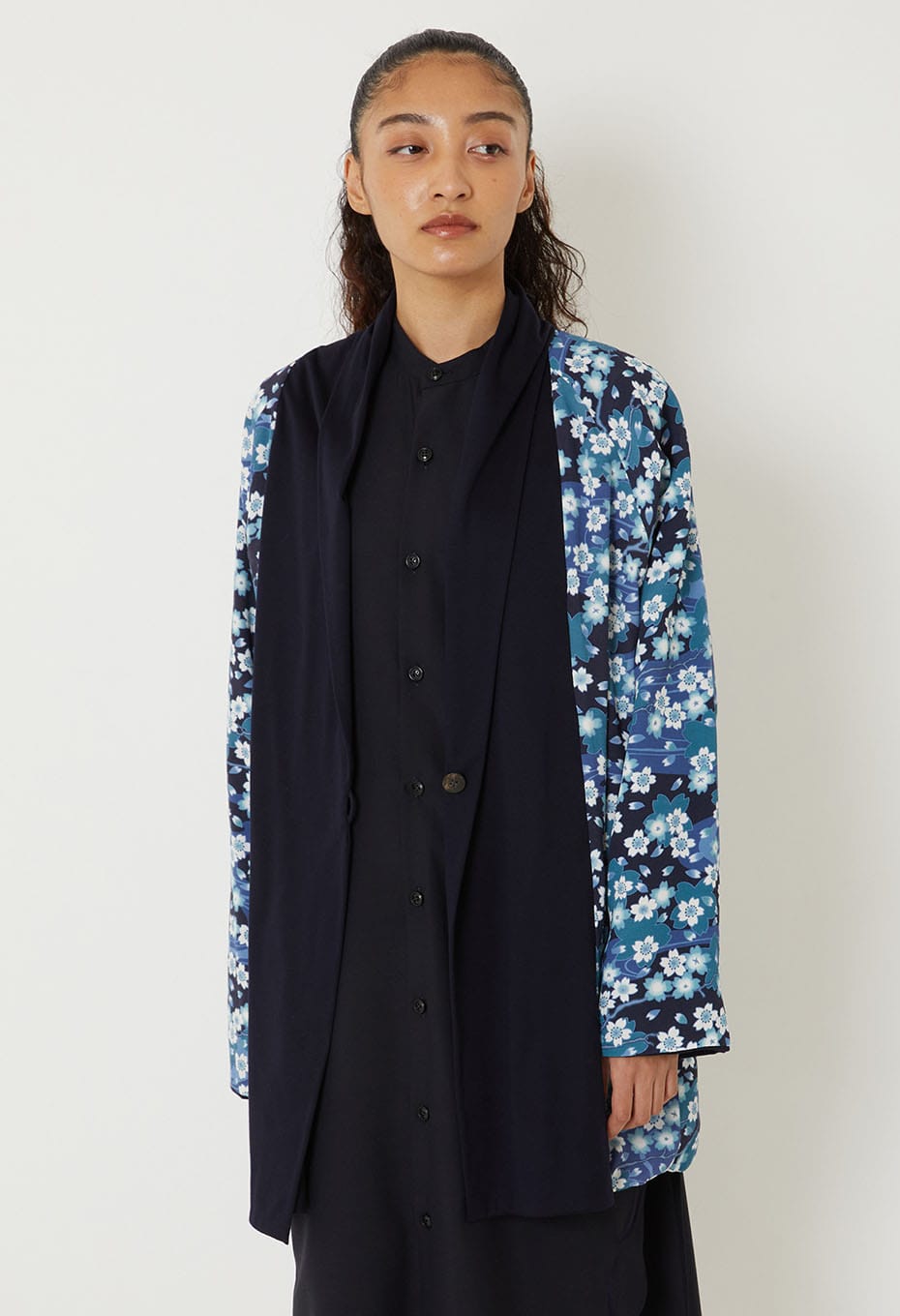 Nagare Sakura Reversible Japan Jacket - DARK NAVY