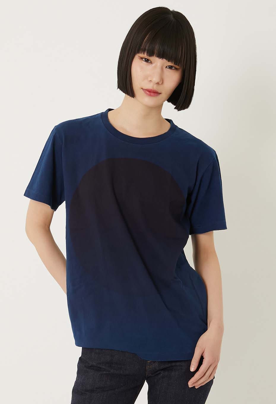 REWORK Oomaru Indigo Short Sleeve T-shirt - INDIGO