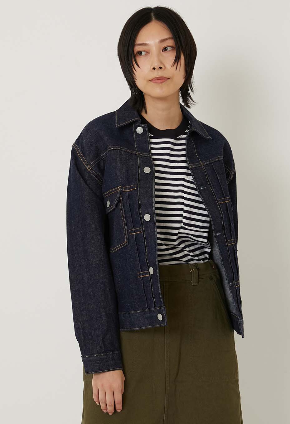 MODスーピマセルビッチデニム 2ndタイプ トラッカージャケット - INDIGO