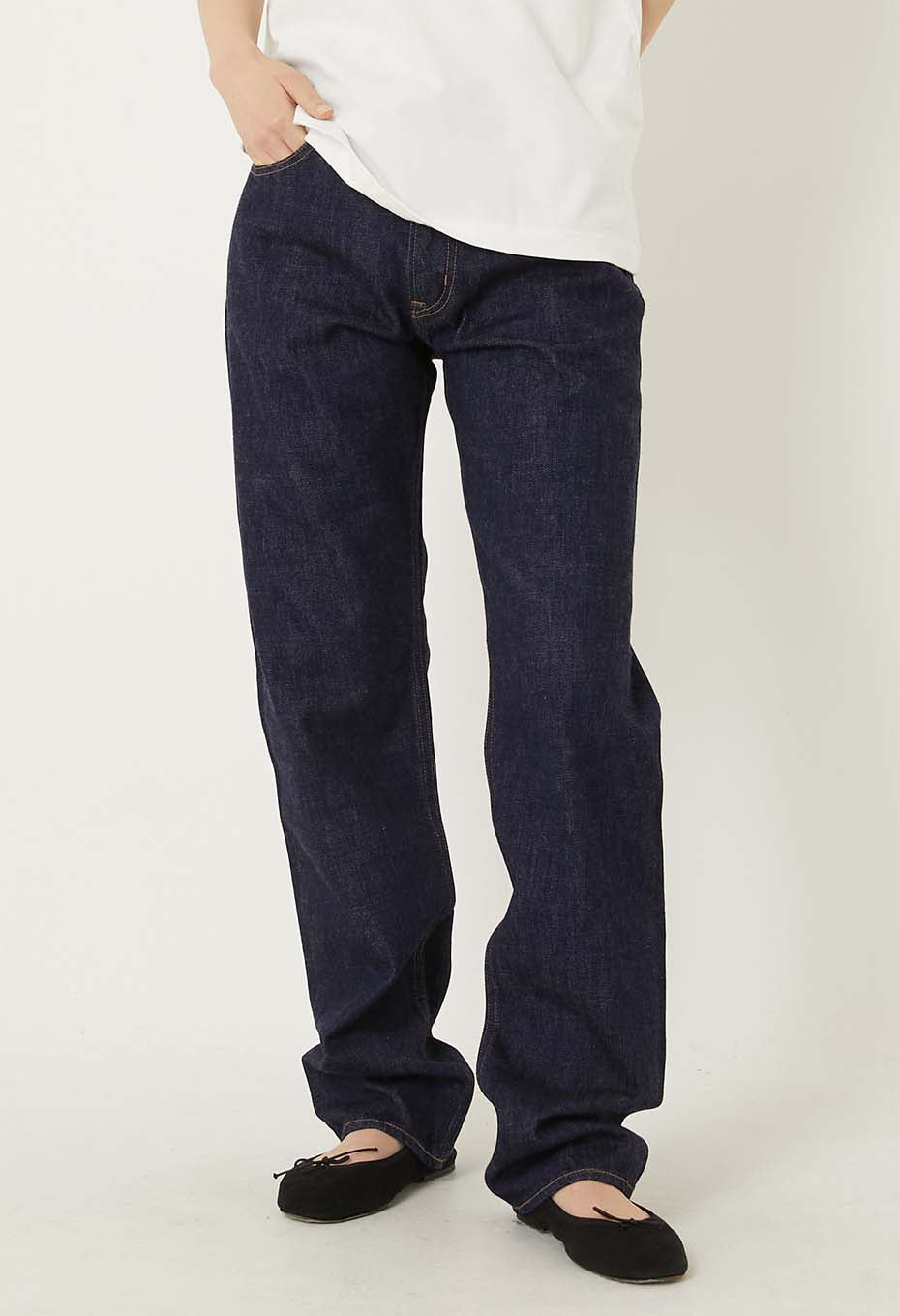Akamimi denim straight jeans - ONE