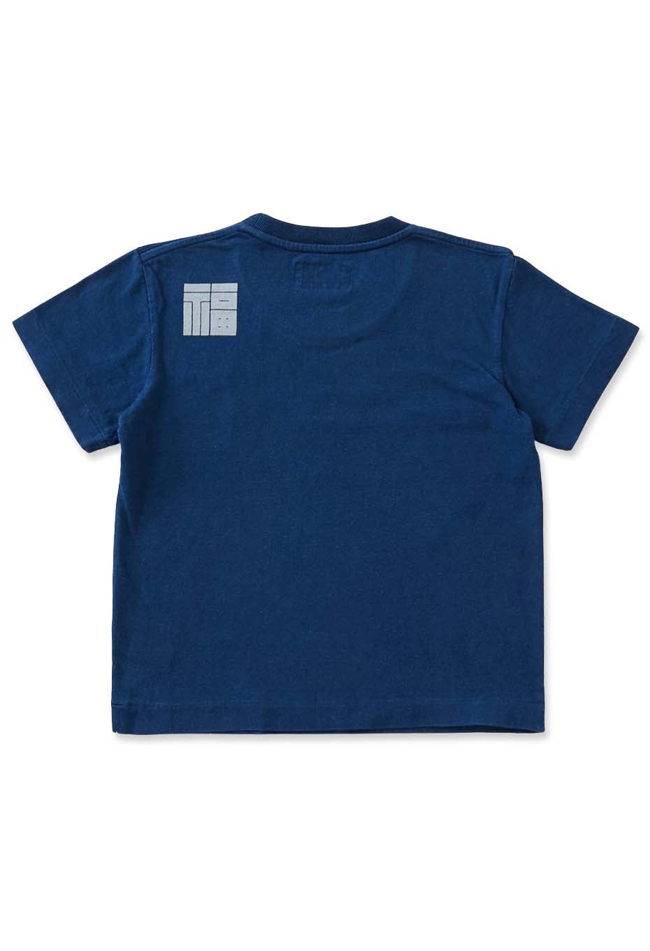 OKURA Fukusuke Indigo Kids Short Sleeve T-shirt - INDIGO